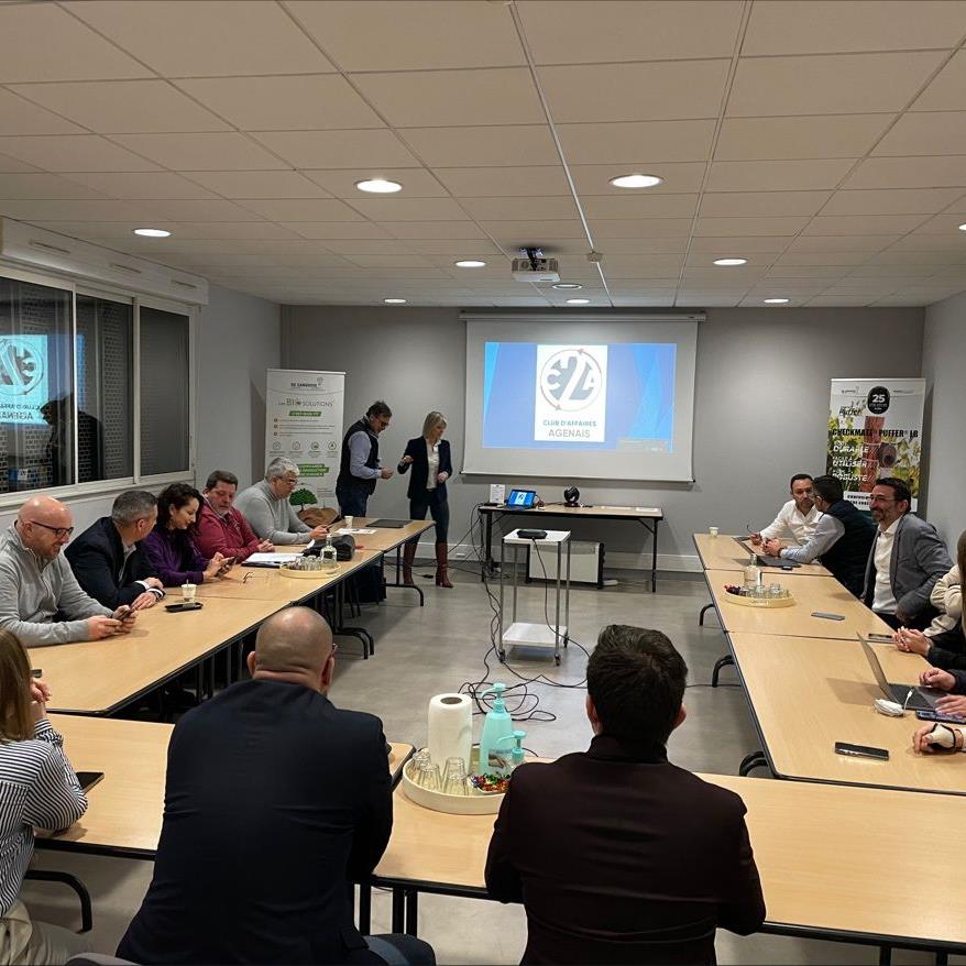 Le C2A Agenais visite les locaux de De Sangosse